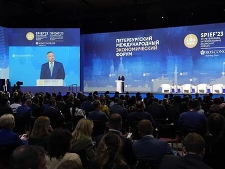 第26届圣彼得堡国际经济论坛于6月14日至17日在俄罗斯北都圣彼得堡市举行。