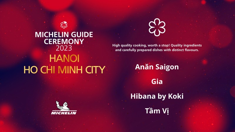 《米其林指南》公布越南获“米其林一星荣誉”的4家餐厅。