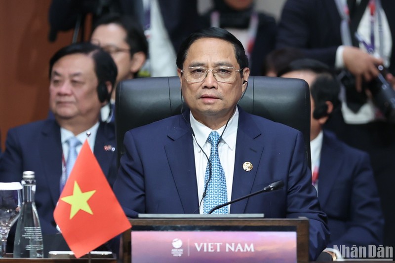 越南政府总理范明正出席第三次东盟与澳大利亚领导人会议。