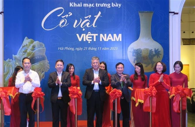 海防博物馆“越南古物”专题展开展仪式。