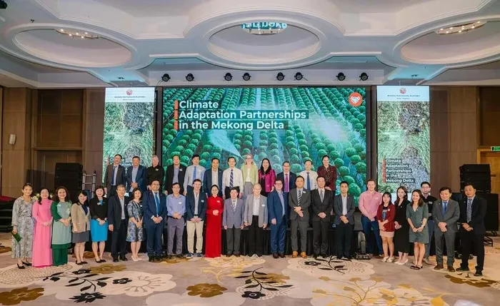 “企业伙伴平台：应对气候变化”的九龙江三角洲企业扶持计划的公布仪式。