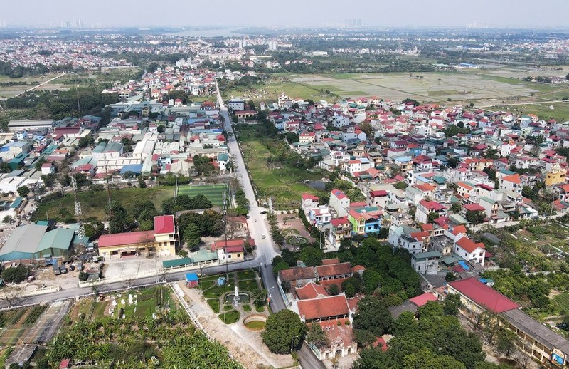 河内市常信县缘泰乡新农村面貌。