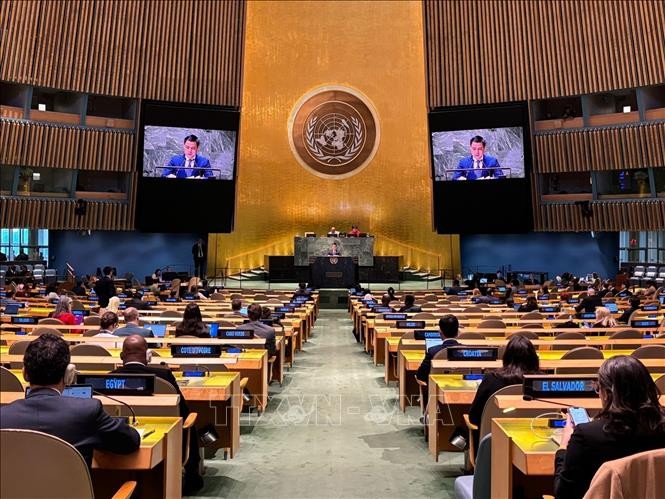 联合国大会场景。（图片来源：越通社）