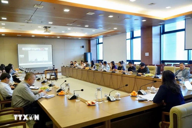 越南外交部对外信息培训活动。（图片来源：越通社）