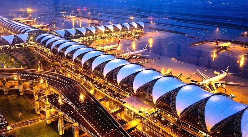 附图：素万那普国际机场。