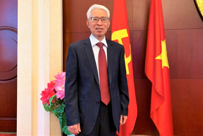 越南驻华大使范星梅。（杜有兴 摄）