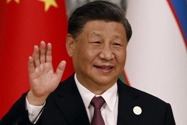 中共中央总书记、中国国家主席习近平。（图片来源：越通社)
