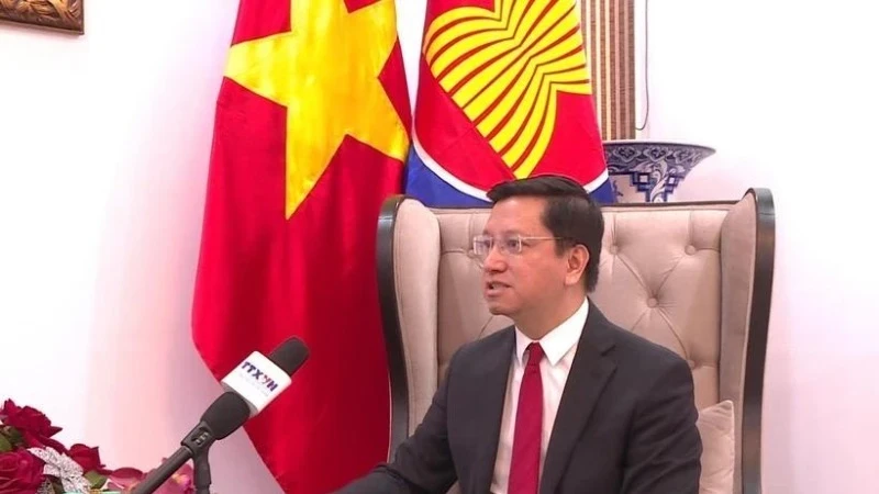 越南驻印度特命全权大使、兼任驻尼泊尔和不丹大使阮清海。（图片来源：越通社）