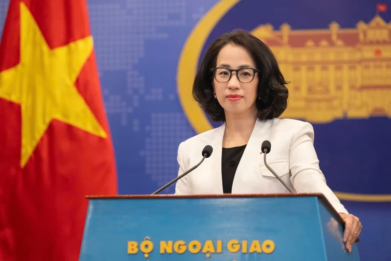 越南外交部发言人范秋姮。