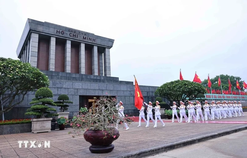 胡志明主席陵。（图片来源：越通社）
