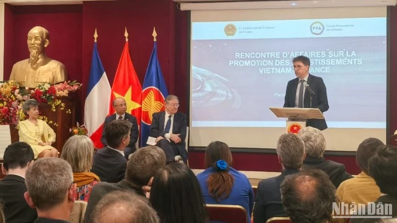 在越法投资促进会上，法国企业认为，马克龙总统此次访越将有力推动两国贸易投资合作。