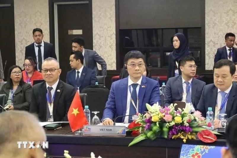 越南国会副主席武红青出席东盟议会联盟- 东盟领导人会晤筹备会议。（图片来源：越通社）