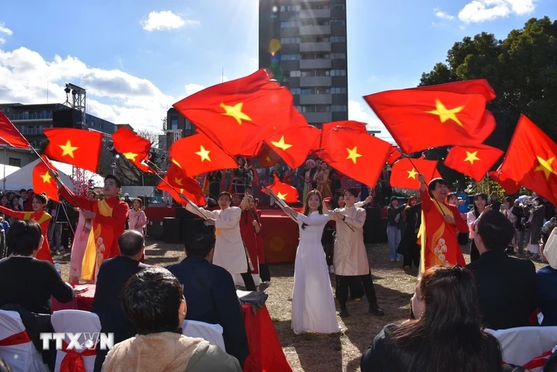 2025年“家乡之春”活动中的一个节目。（图片来源：越通社）