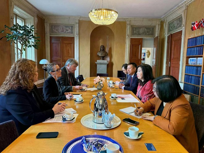 越南外交部副部长黎氏秋姮于5月20日至21日对瑞典进行工作访问。