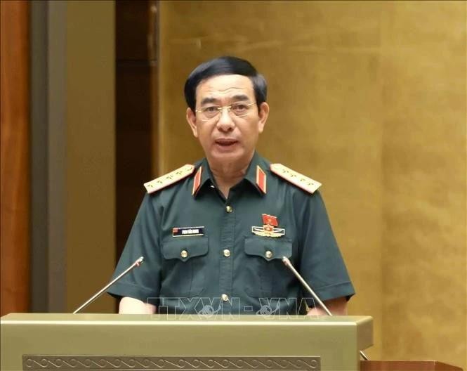 越南国防部部长潘文江大将。（图片来源：越通社）