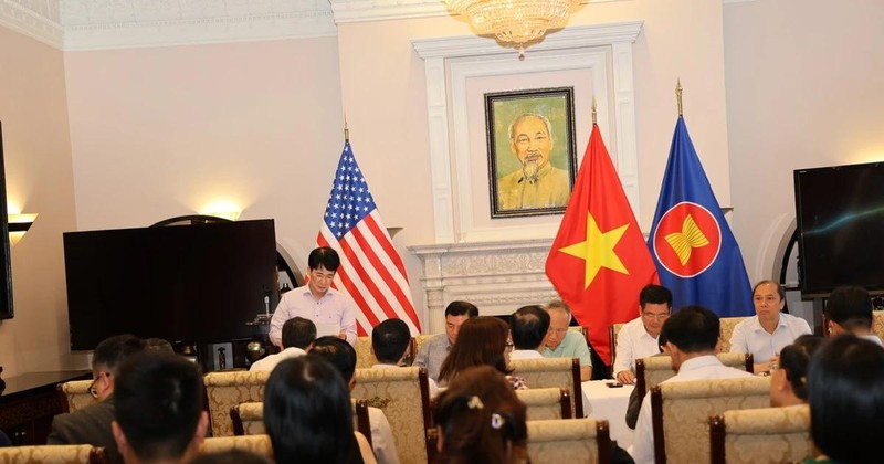 越南与美国启动第二轮双边对等贸易协定谈判。（图片来源：越通社）