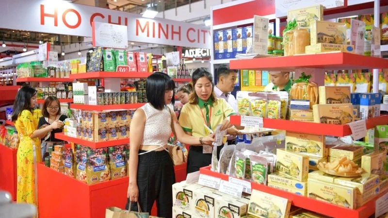 在泰国曼谷举行的越南货周。