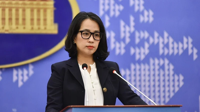 越南外交部发言人范秋姮。