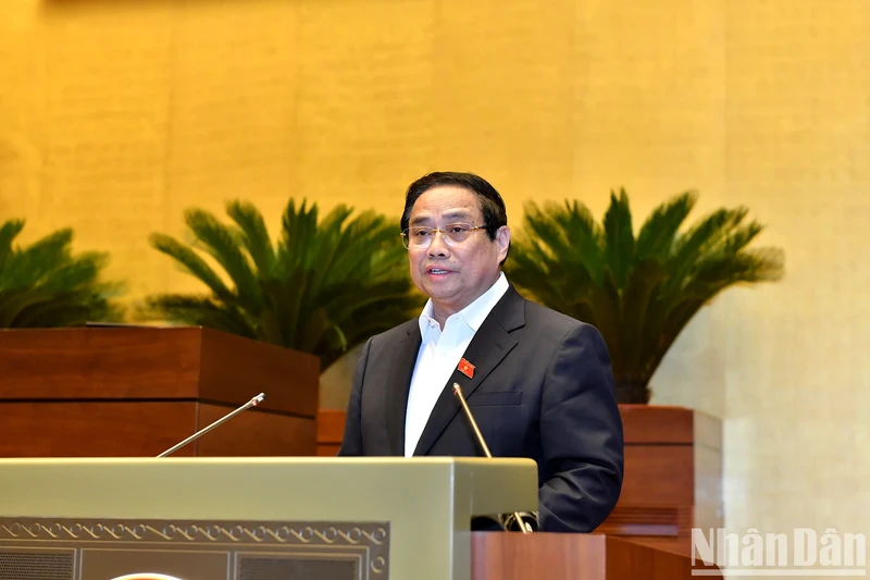 越共中央政治局委员、政府总理范明正。