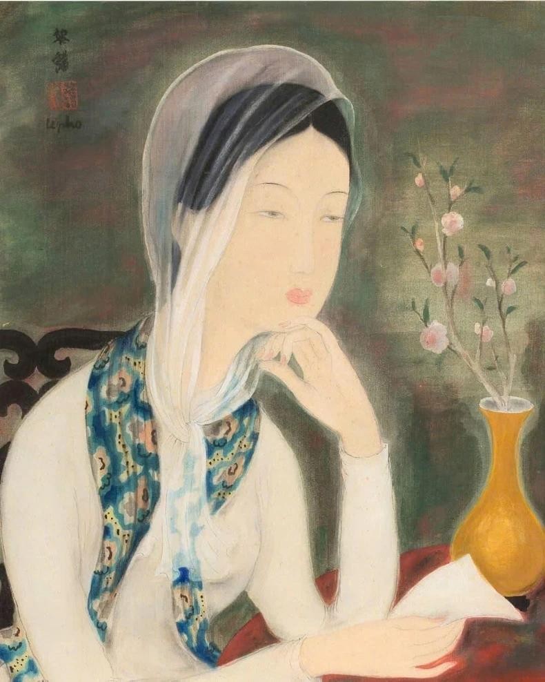 黎普的另一幅作品《书信》（La Lettre）。
