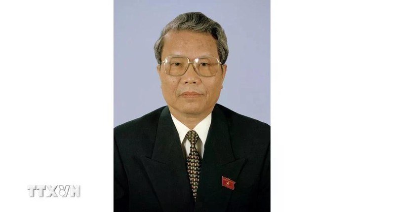 原越共中央政治局委员、原越南社会主义共和国主席陈德良。