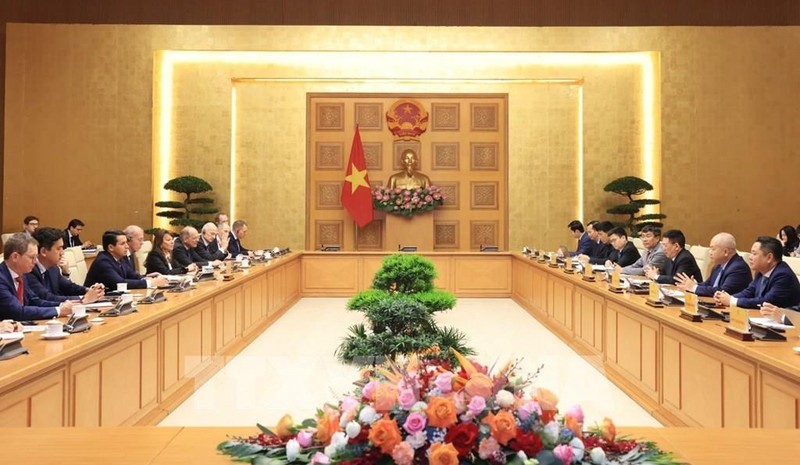 见面会场景。（图片来源：越通社）