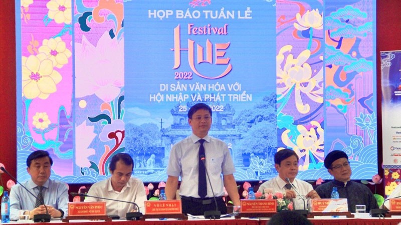 2022年顺化文化节新闻发布会。
