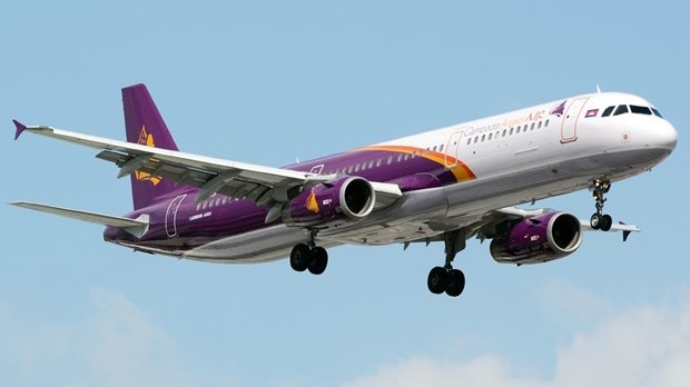 附图：恢复暹粒飞往岘港的航班。
