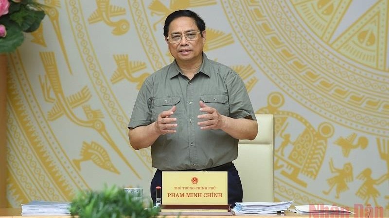 政府总理范明正主持召开中央竞赛奖励委员会第三次会议。（陈海 摄）