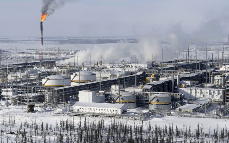 附图：俄罗斯克拉斯诺亚尔斯克以北的万科尔斯科油田。