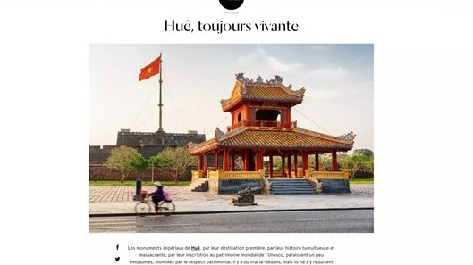 法国记者盛赞越南顺化古都的无限魅力。