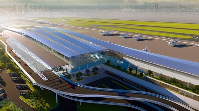 新山一机场T3航站楼效果图。