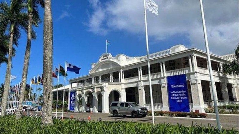 召开第51届太平洋岛国论坛的太平洋大酒店。（来源：路透社）