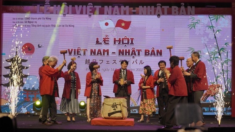越南与日本文化节开幕式上的活动之一。
