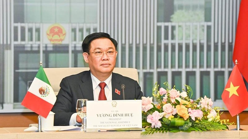 越南国会主席王廷惠。（维玲 摄）
