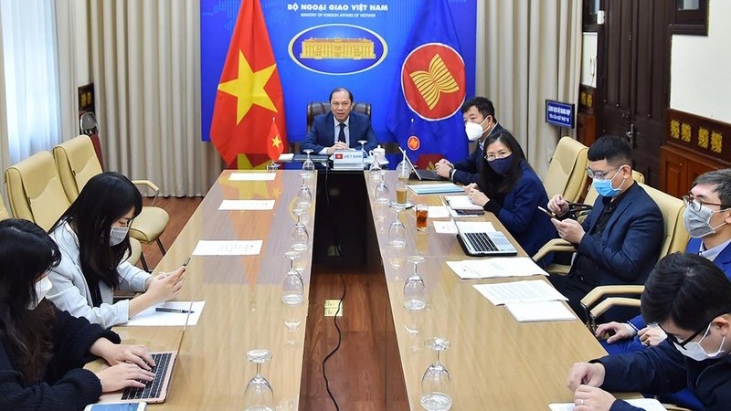 越南在许多方面为东盟做出了积极贡献。（外交部供图）