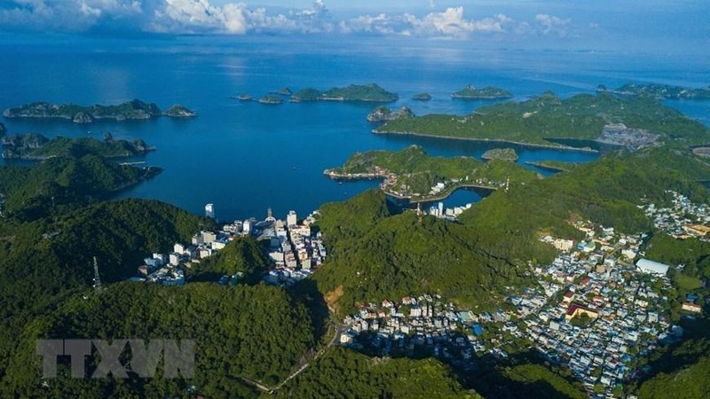 吉婆群岛位于海防市吉海县。（图片来源：越通社）