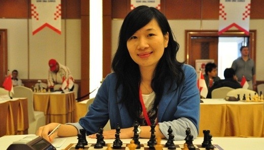 越南棋手黄清庄。 (Photo: 图片来源：体育247网站)