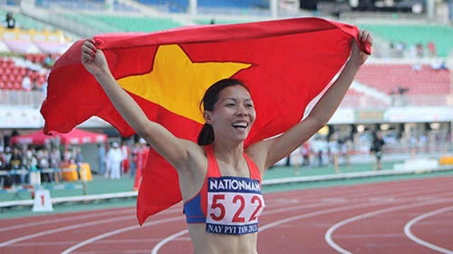 越南田径运动员武氏香。（图片来源：越南快讯报网）