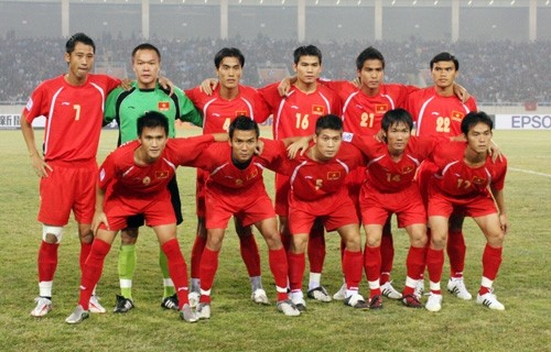 越南国家足球队。