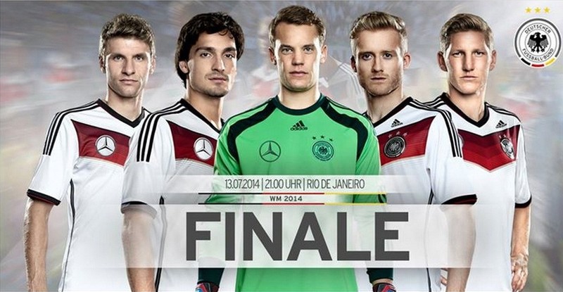 德国队的决赛海报