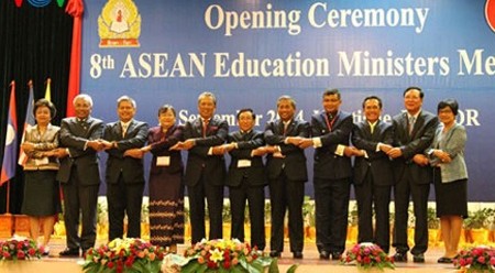 第八届东盟教育部长会议在老挝万象举行。（图片来源：VOV）