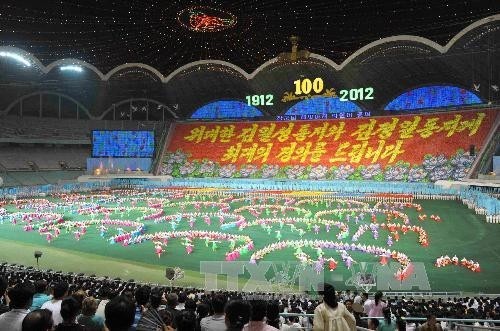 朝鲜大型团体操和艺术表演《阿里郎》