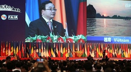 黄忠海副总理致辞。（图片来源：VGP）