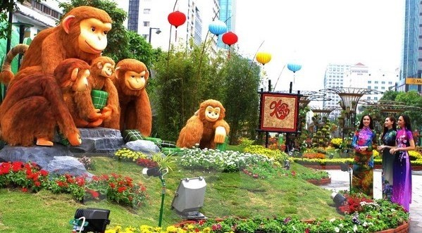 阮惠花街。（图片来源：越通社）