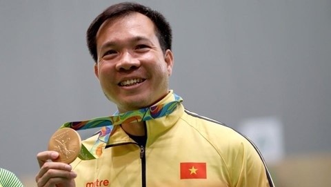 越南射击运动员黄春荣被列入里约奥运会成绩最高的10名运动名单
