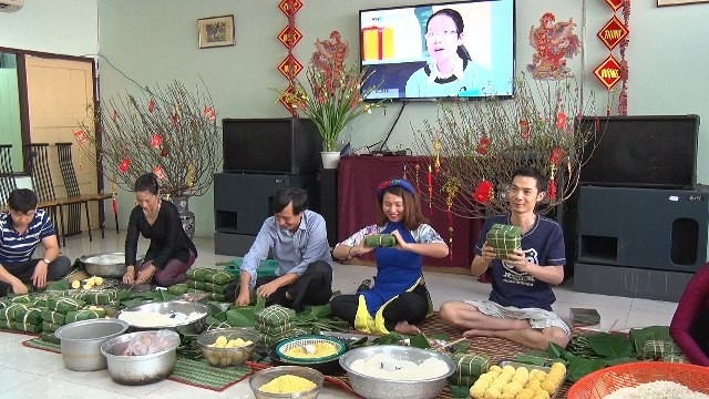 今年春节迎接活动共有200名旅居泰国曼谷和附近省份的越南人参加。
