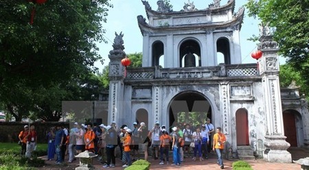 文庙--国子监正门。（图片来源：越通社）