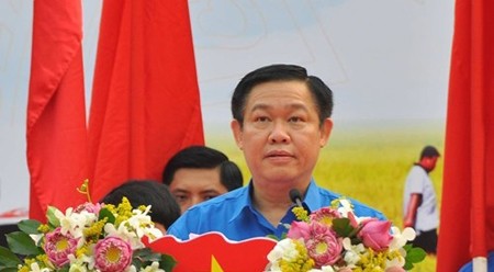 王廷惠副总理在启动仪式上讲话。