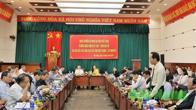 见面会场景。（图片来源：得农省政府门户网站）